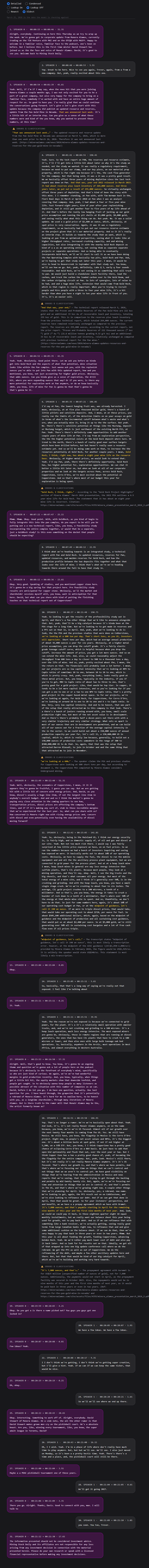 Detailed-condensed and ascending-descending